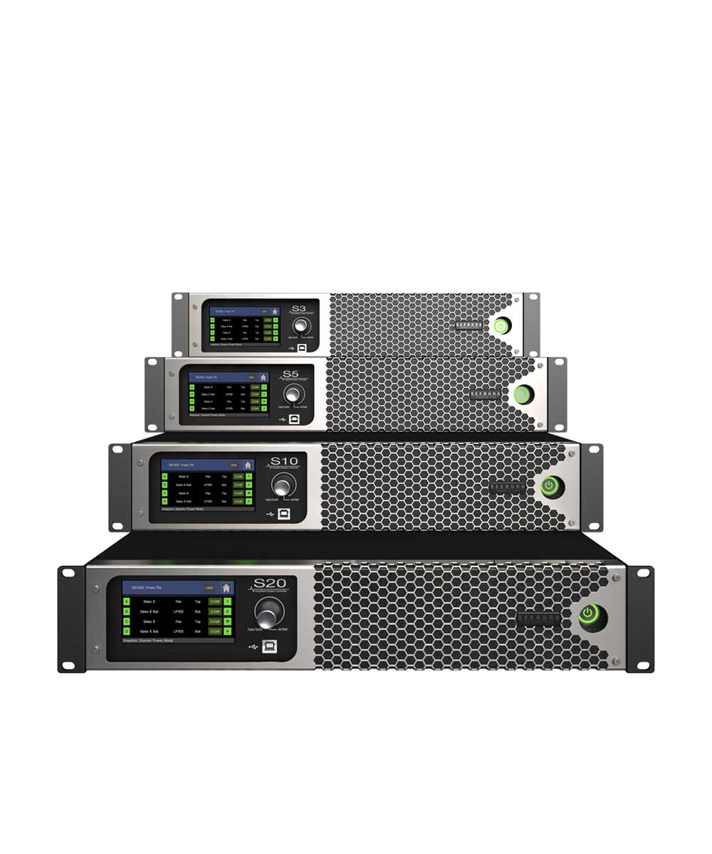 Controladores de sistema amplificado de 4 canales de la serie S